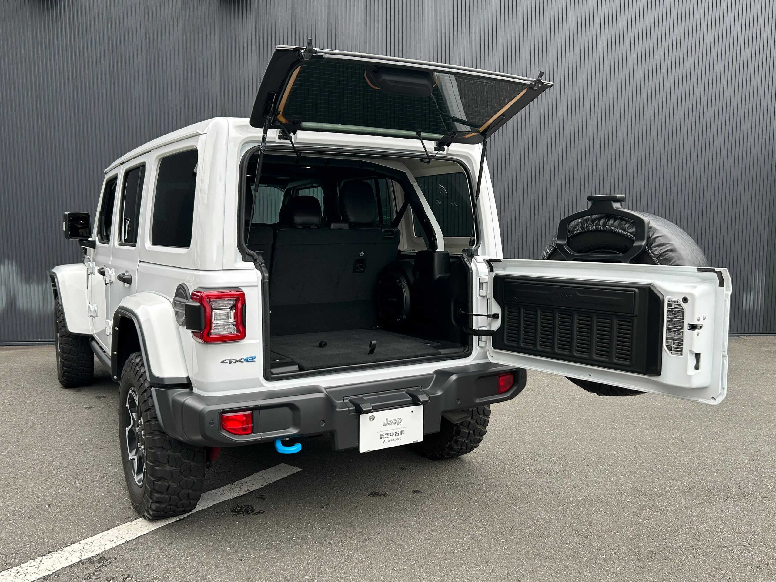 2023 Jeep Wrangler - ジープ ラングラー アンリミテッド ルビコン 4xe 4WD 認定中古車保証1年付 純正ナビ レザーシート プラグインハイブリッド シートヒーター LEDヘッドライト バックカメラ アダプティブクルーズコントロール スマートキー 衝突軽減ブレーキ
