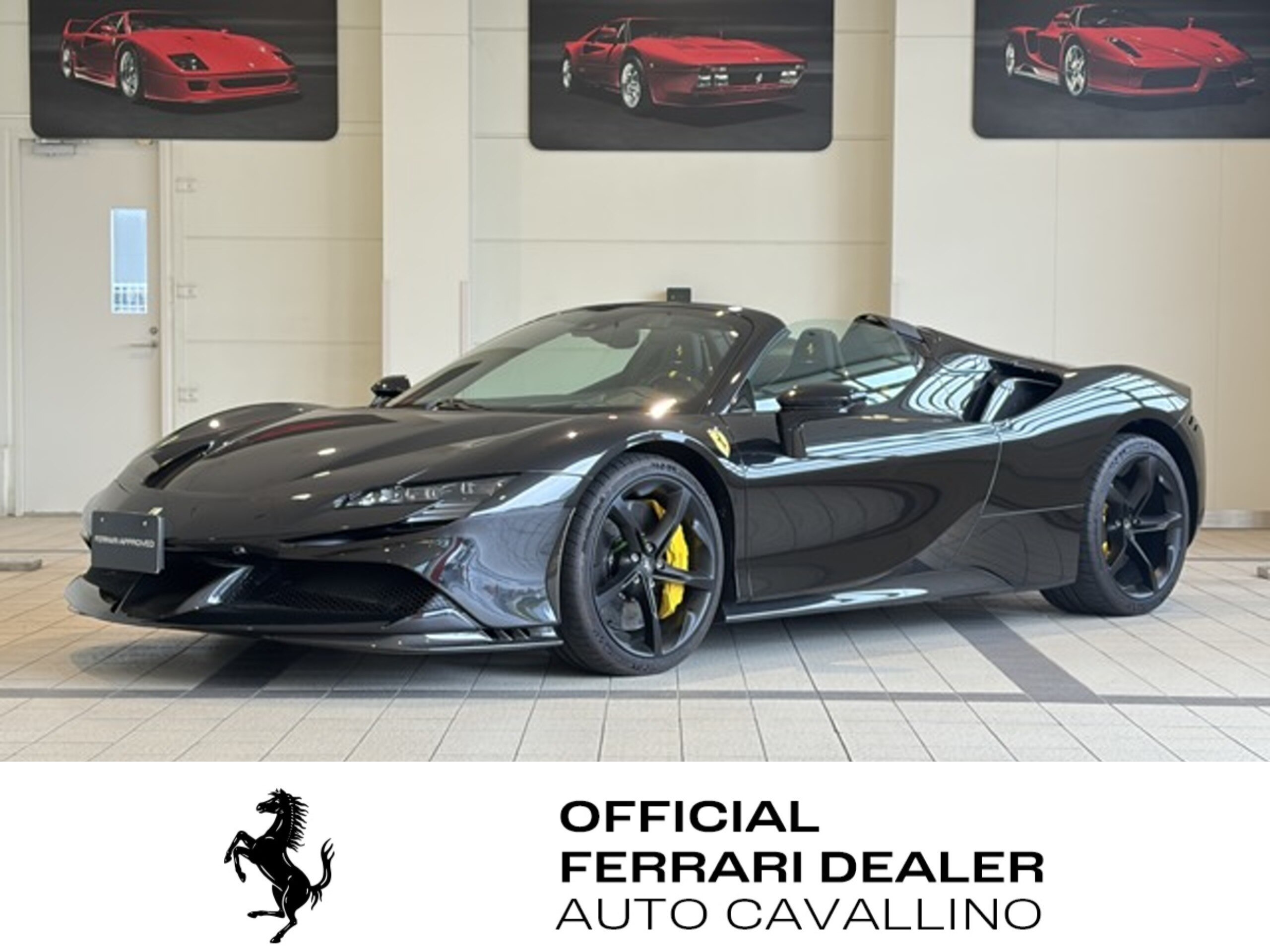 2023 Ferrari SF90Spider - フェラーリ SF90スパイダー F1 DCT E4WD 認定中古車 OP1187 カーボンRディフューザー カーボンレーシングシート カーボンドアパネル カーボンアンダーカバー カーボンFウイング 20インチダークグレーペイント鍛造スポーツホイール サスペンションリフター