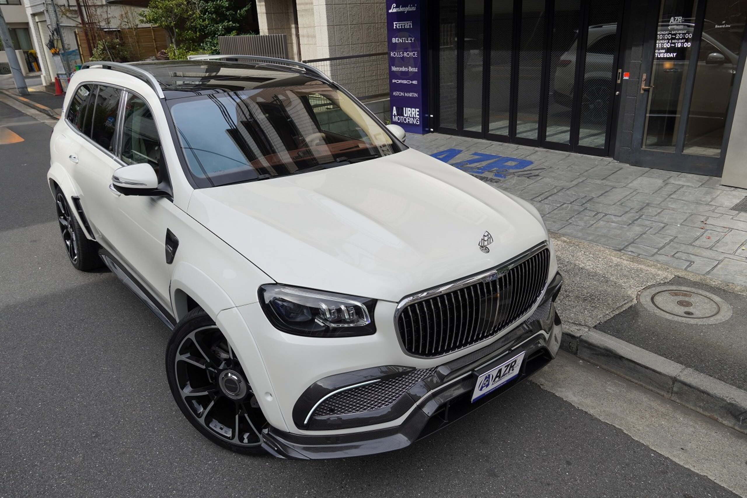 2021 Mercedes-Maybach GLS - メルセデス・マイバッハ GLS 600 4マチック (ISG搭載モデル) 4WD 正規ディーラー車 社外エアロ 社外ホイール ローダウン パノラミックサンルーフ ブルメスターサウンド リアエンターテイメント アンビエントライト レーダーセーフティー リラクゼーション機能