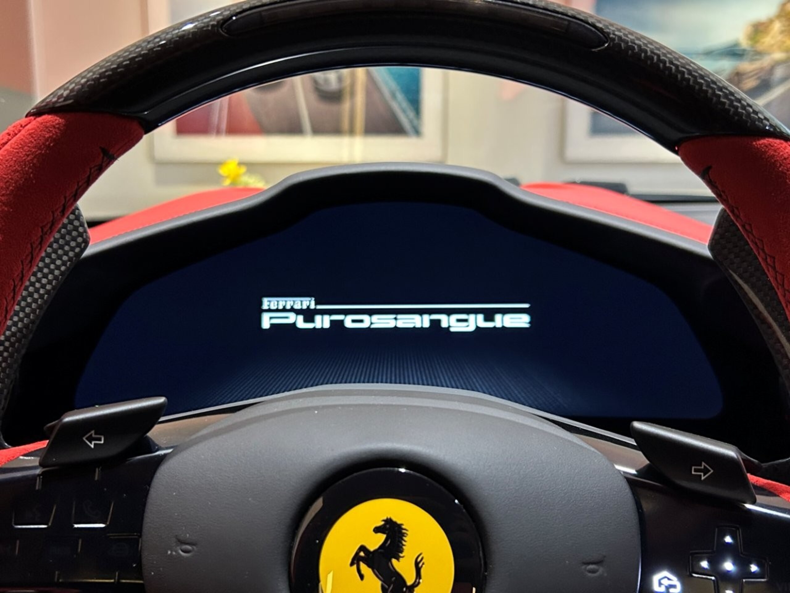2025 Ferrari Purosangue - フェラーリ プロサングエ F1 DCT 4WD Rosso Corsa アトリエ カーボンステア カーボンスポイラー カーボンディフューザー カーボンルーフ ヘッドレストホースステッチ プレミアムオーディオ サスペンションリフター