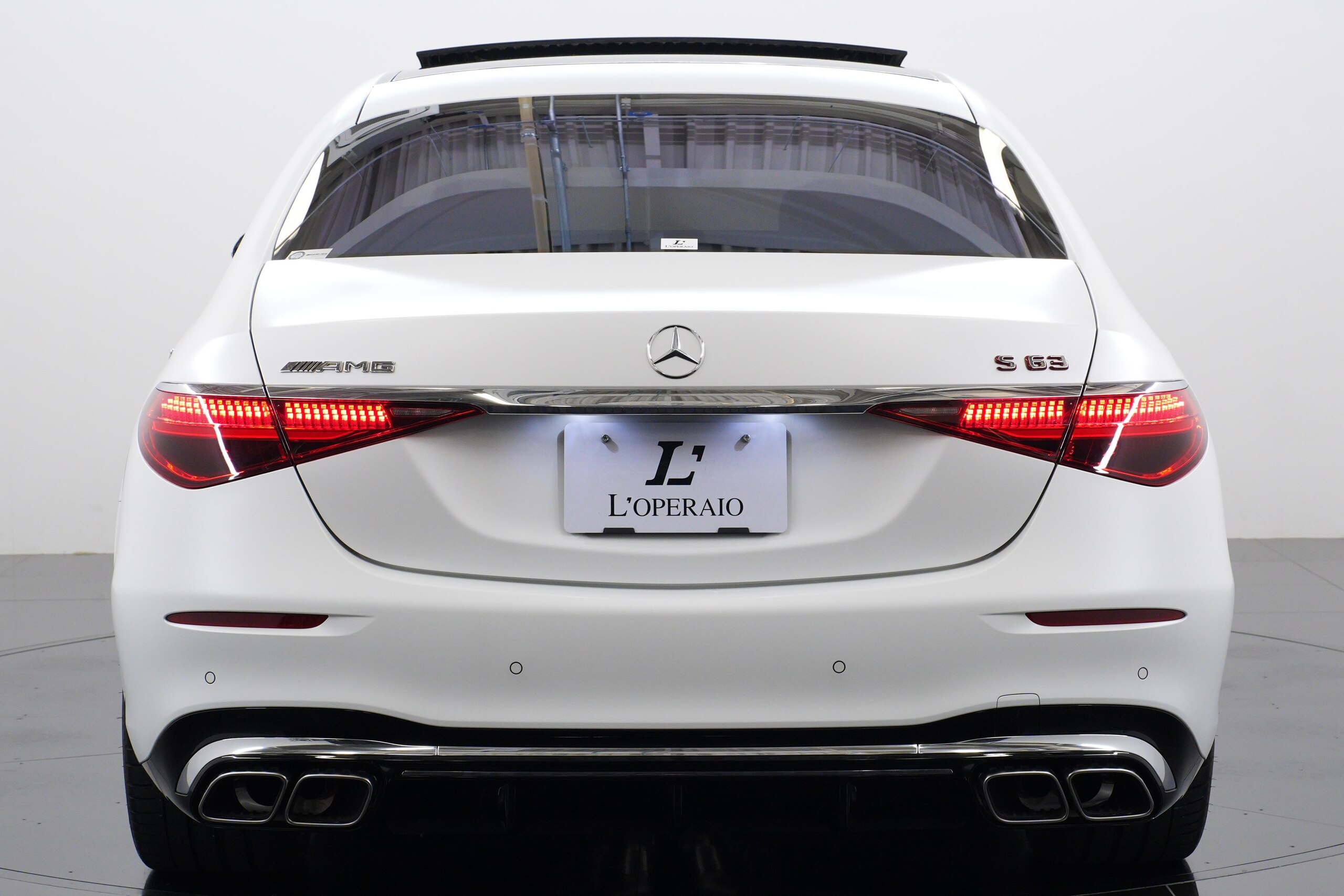 2023 Mercedes-AMG S-Class - メルセデスＡＭＧ Sクラス S 63 E パフォーマンス 4WD 有償色 ベージュ/灰革 リアコンフォートPKG ショーファーPKG エグゼクティブシート ダイヤモンドステッチ パフォーマンスステアリング 3Dコックピット/ARヘッドアップディスプレイ リアタブレット