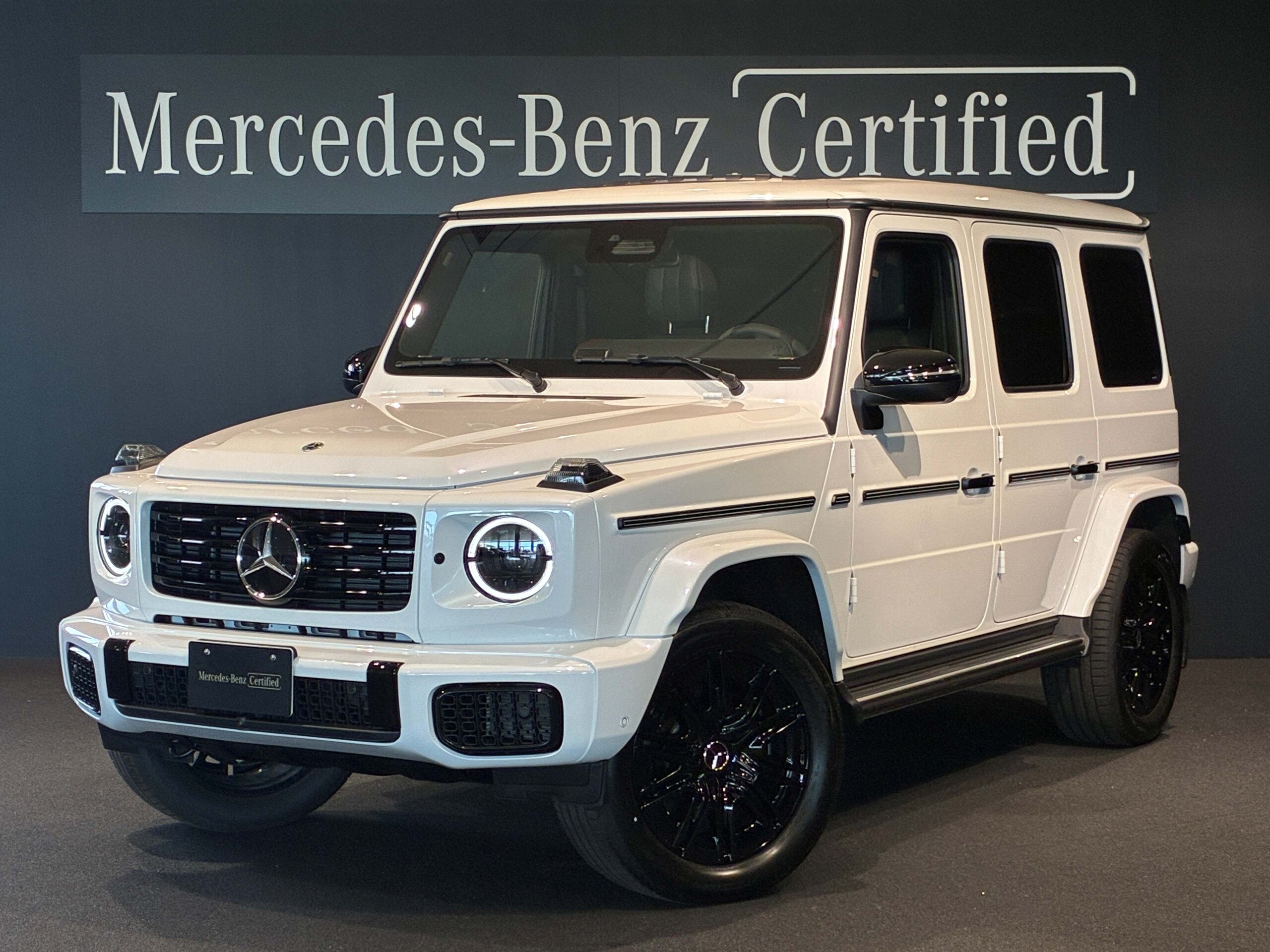 2025 Mercedes-Benz G-Class - メルセデス・ベンツ Gクラス G450d AMGラインパッケージ (ISG) ディーゼルターボ 4WD MP202601 MANUFAKTURプログラムプラス ナイトパッケージ MANUFAKTURボディ同色スペアタイヤリング ツートーンステアリング キーレスエントリー リラクゼーション機能