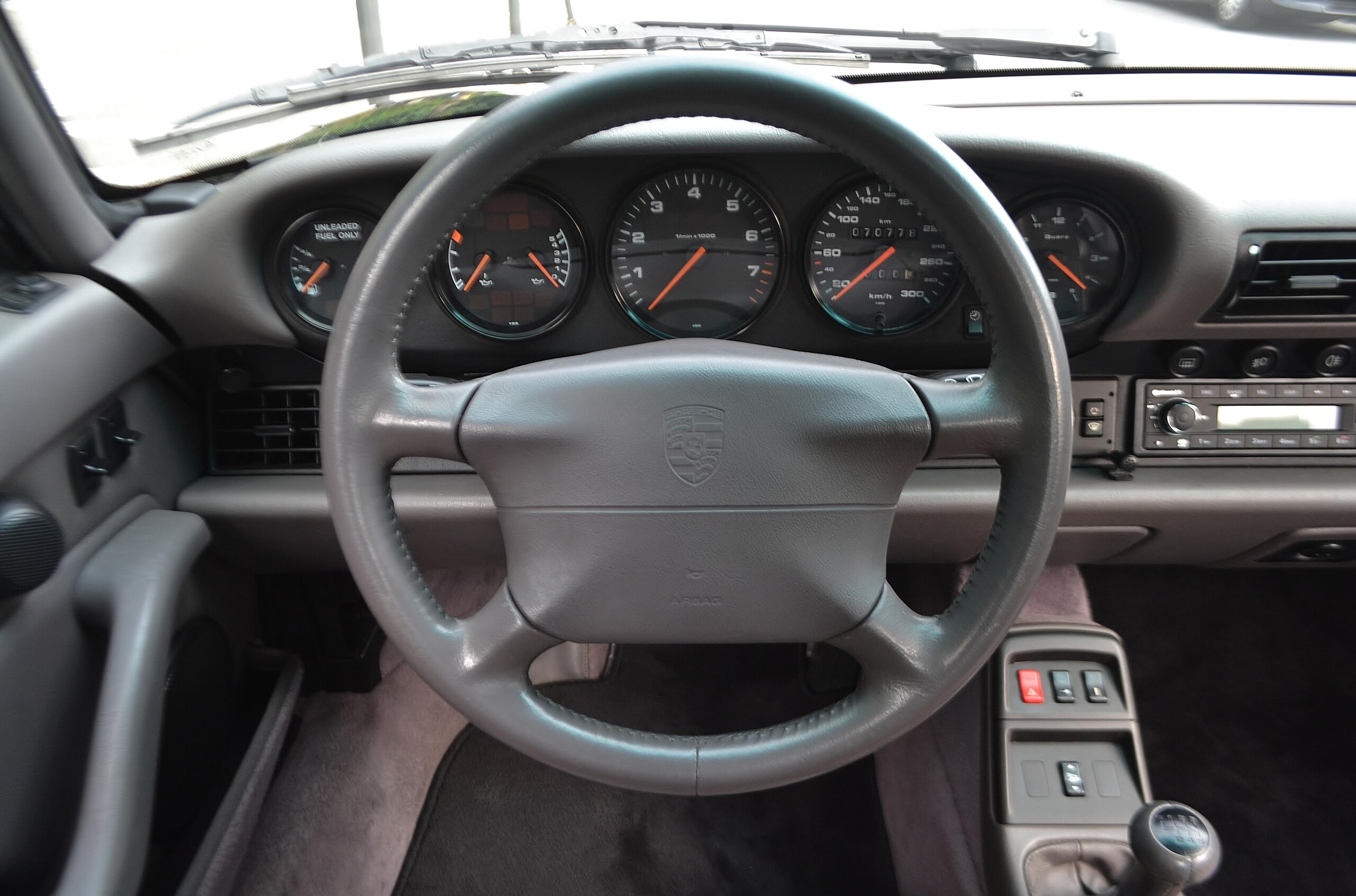 1994 Porsche 911 - ポルシェ 911 カレラ D車 左H 6速MT サンルーフレス リアワイパーレス エグゾーストサウンドパッケージ 取扱説明書・整備手帳・スペアキー有り