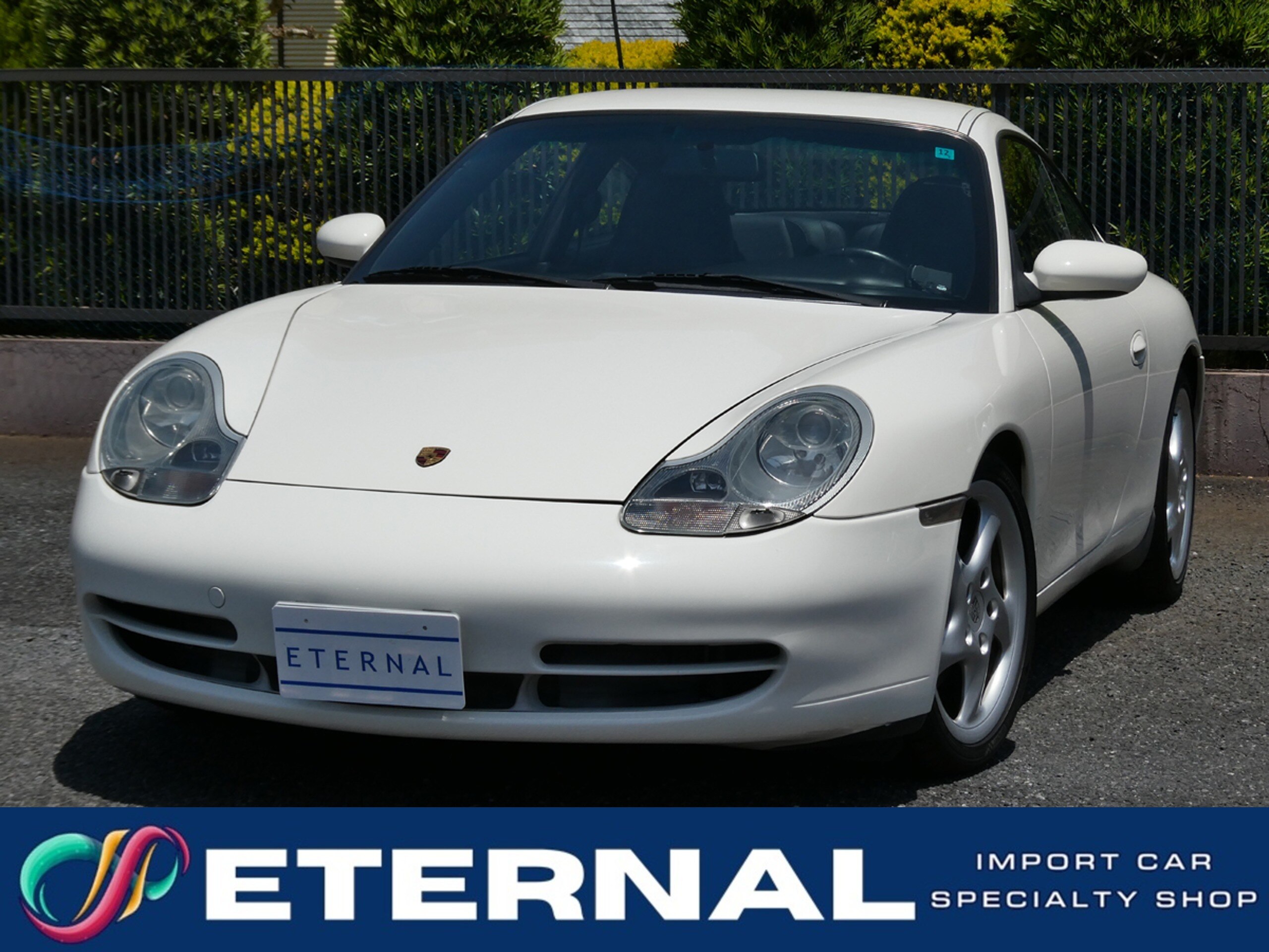 2000 Porsche 911 - ポルシェ 911 カレラ 6速MT 左H 実走71850km クラッチOH済 禁煙 取説 整備手帳 スペアキー 整備記録12枚 点検整備履歴19回 黒革 純正18インチAW KONIショック HID ETC
