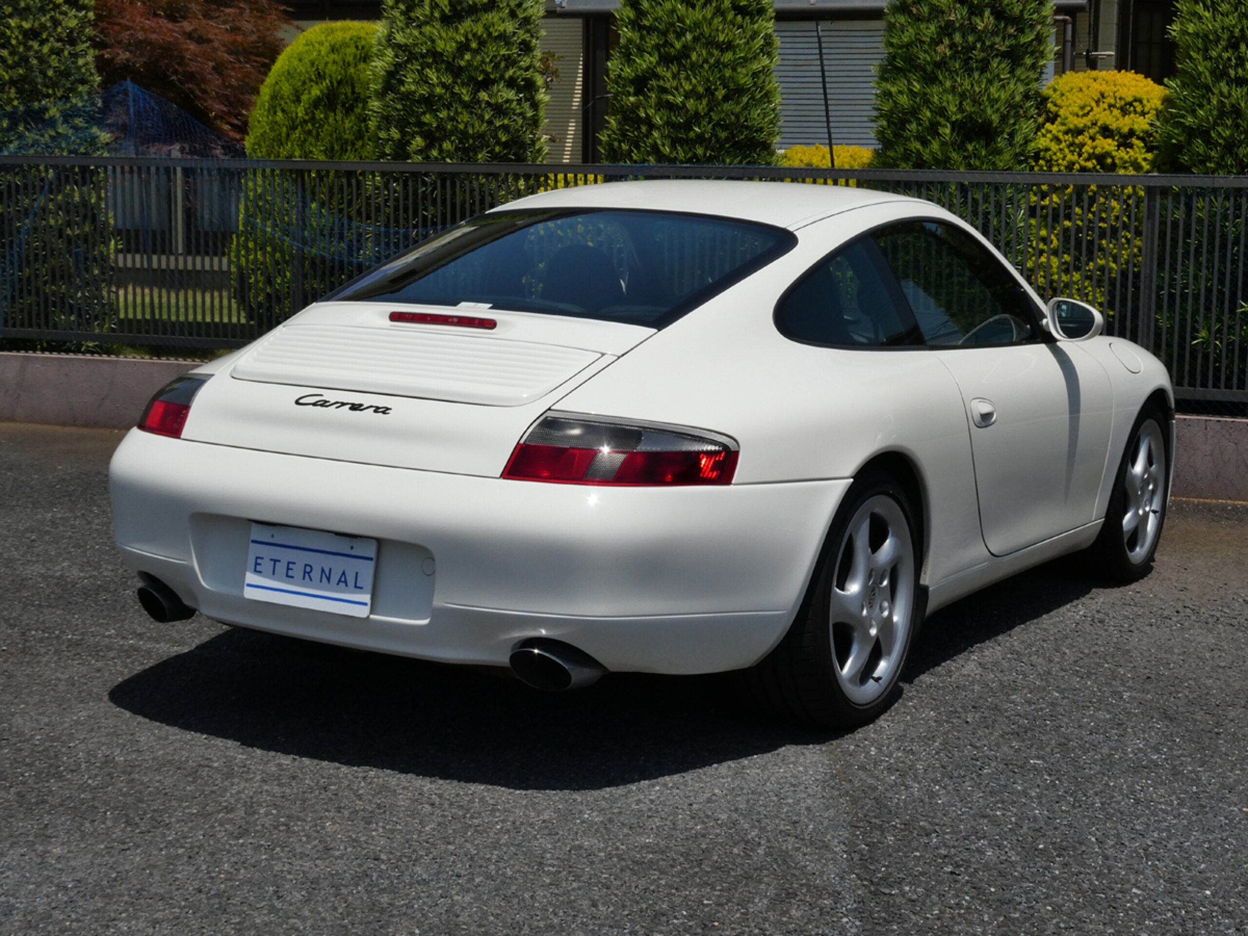 2000 Porsche 911 - ポルシェ 911 カレラ 6速MT 左H 実走71850km クラッチOH済 禁煙 取説 整備手帳 スペアキー 整備記録12枚 点検整備履歴19回 黒革 純正18インチAW KONIショック HID ETC