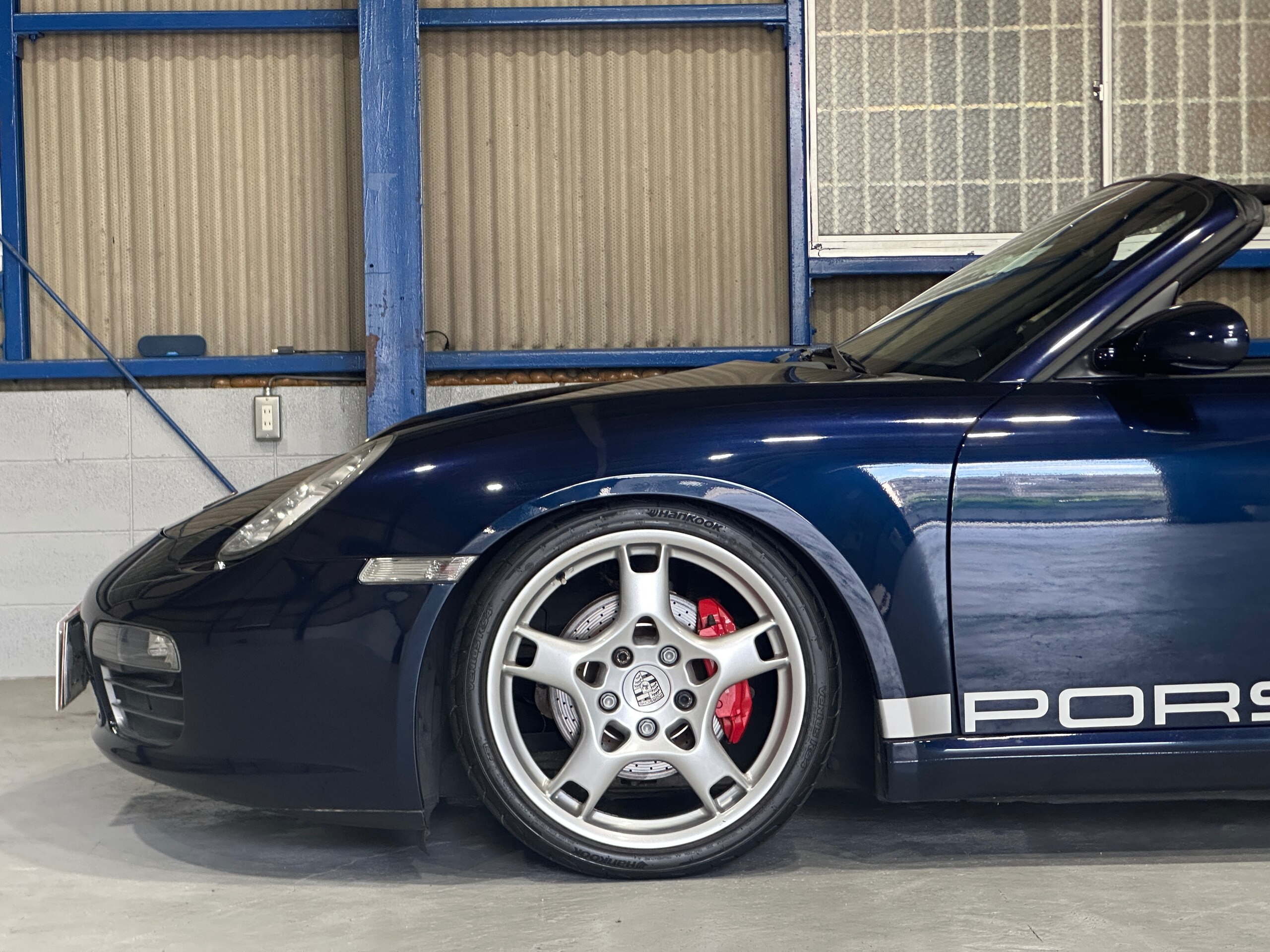 2005 Porsche Boxster - ポルシェ ボクスター S 左H 6MT ブラックレザーシート シートヒーター BOSEサウンドシステム HID カレラS純正19インチ キーレス