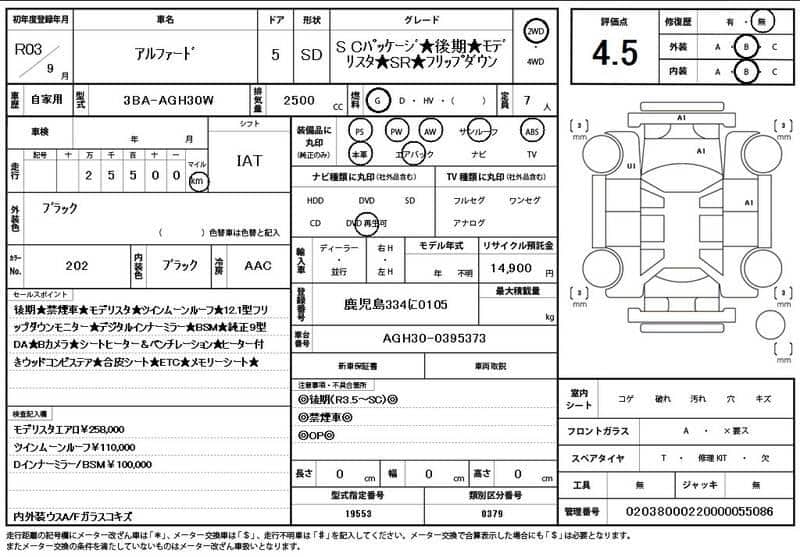 2021 TOYOTA ALPHARD/AGH30W