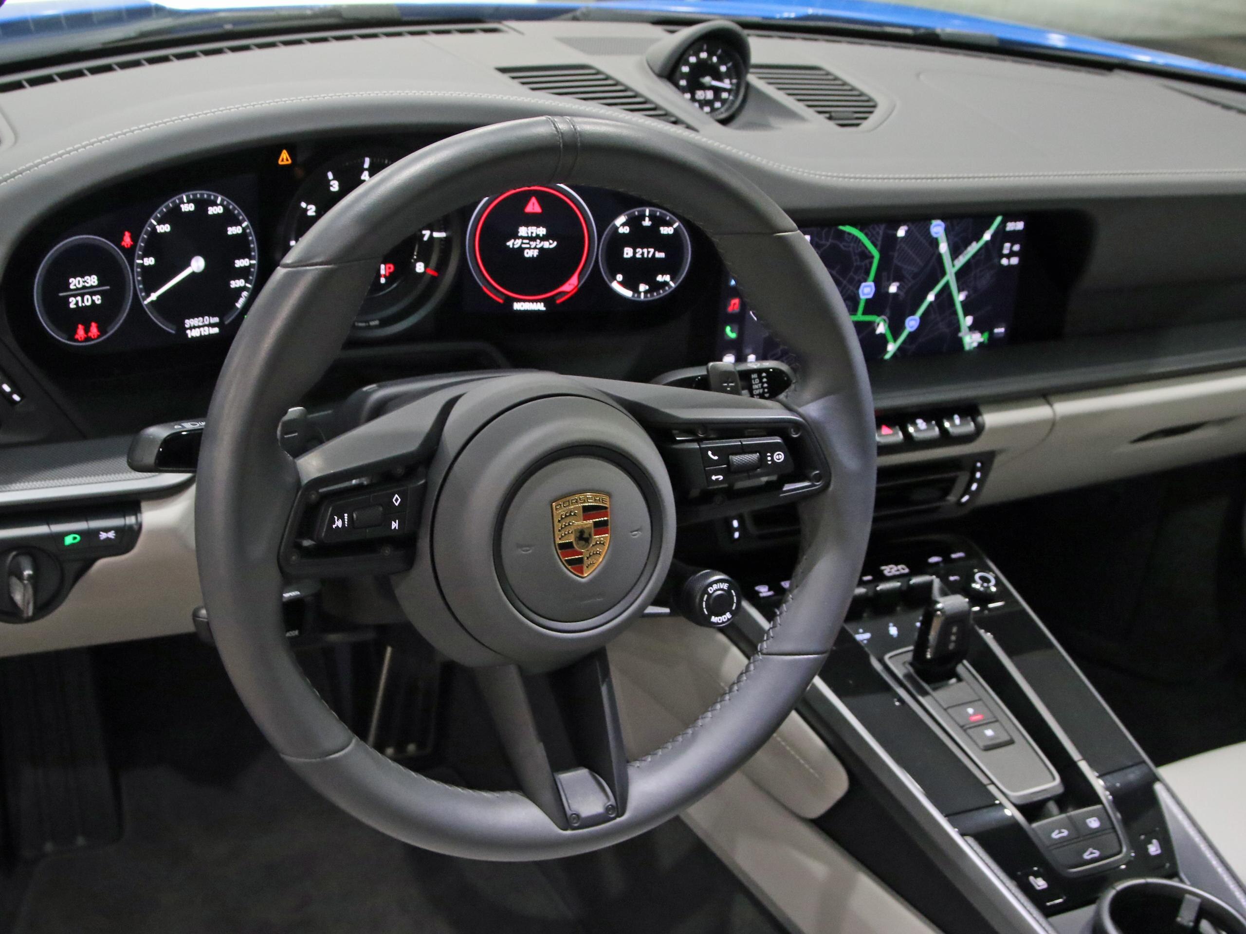 2023 Porsche 911 - ポルシェ 911 カレラ PDK スポーツクロノ スポーツエグゾースト ブルメスターサウンド レザーインテリア 20/21ターボAW 14WAYパワーシート カーボンドアカバー ガラスサンルーフ スペシャルカラーシャークブルー LEDヘッドライト