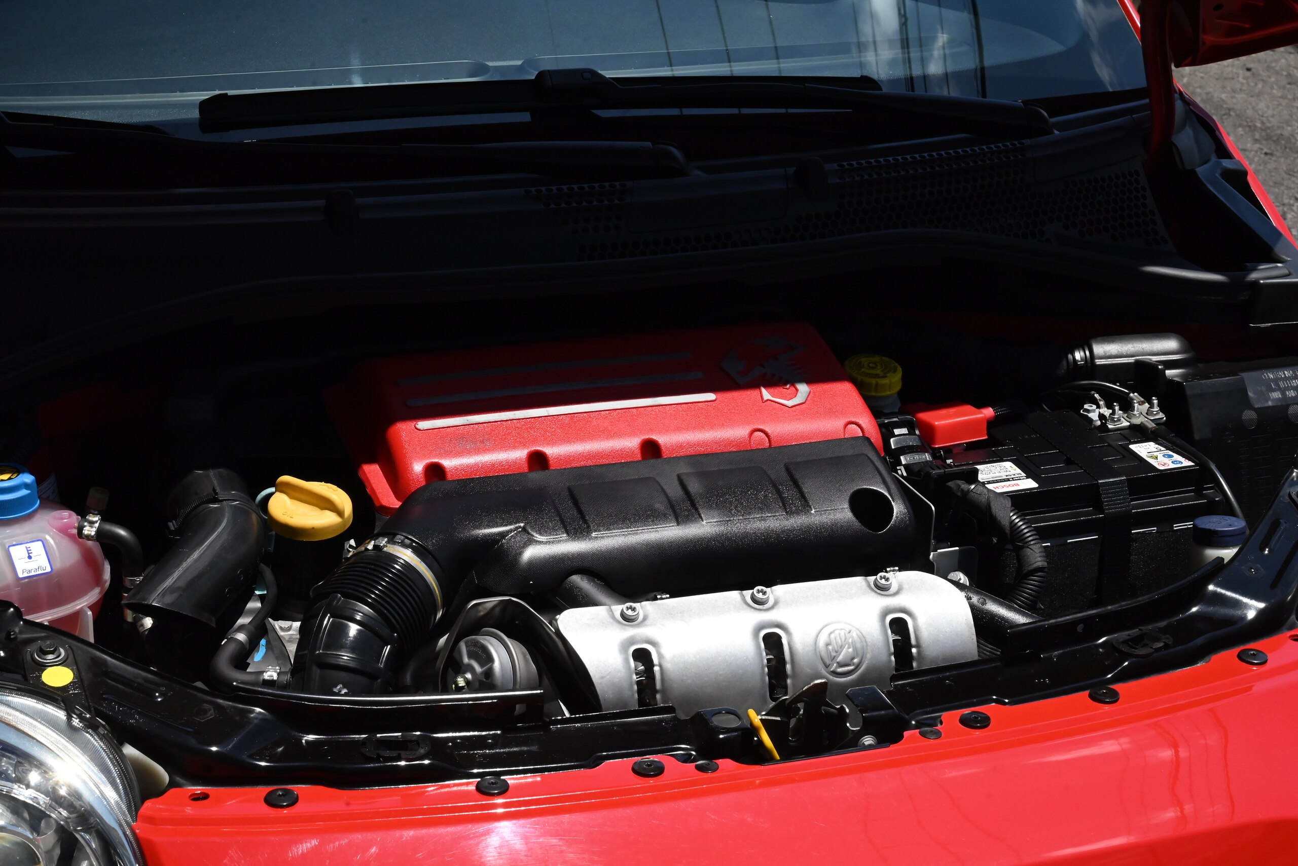 2021 Abarth 595 - アバルト 595 1.4 コンプリート 5MT 左H KW車高調 OZレーシング17AW 社外マフラー タイミングベルト交換 前後ドラレコ ETC Bluetooth カーボンルーフ 車検令和10年1月27日 HIDヘッドライト フォグランプ 禁煙 ユーザー買取