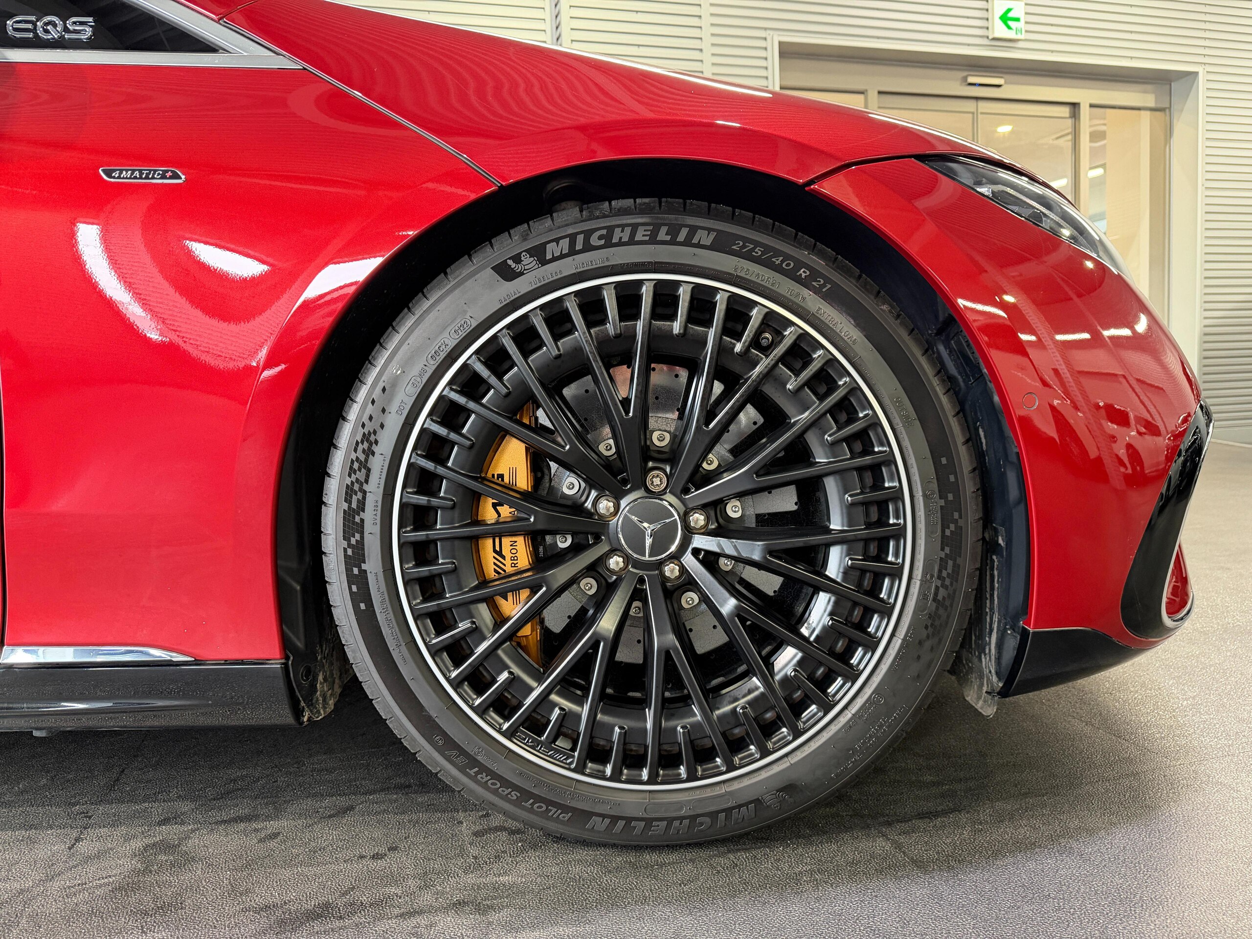 2024 Mercedes-AMG EQS - メルセデスＡＭＧ EQS 53 4マチックプラス 4WD MP202302 左ハンドル AMGカーボンセラミックブレーキ AMGカーボンファイバーインテリアトリム エクスクルーシブPKG リアコンフォートPKG リアベルトバック 前後ドラレコ360 パノラミックSR 黒本革 社外レーダー探知機