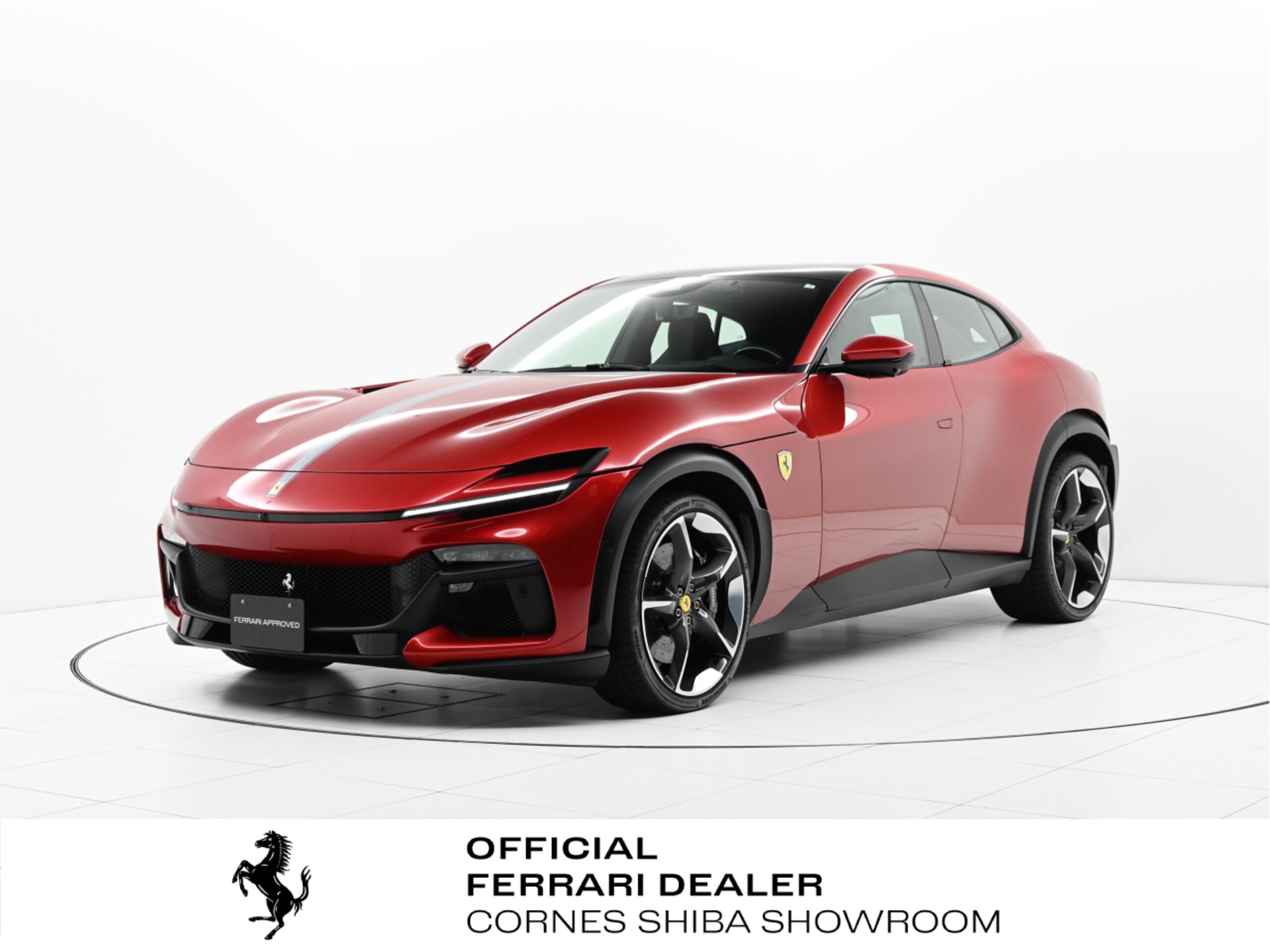 2024 Ferrari Purosangue - フェラーリ プロサングエ F1 DCT 4WD LED付ステアリング 23インチダイヤモンド研磨仕上鍛造ホイール サラウンドビューカメラ カーペット刺繍