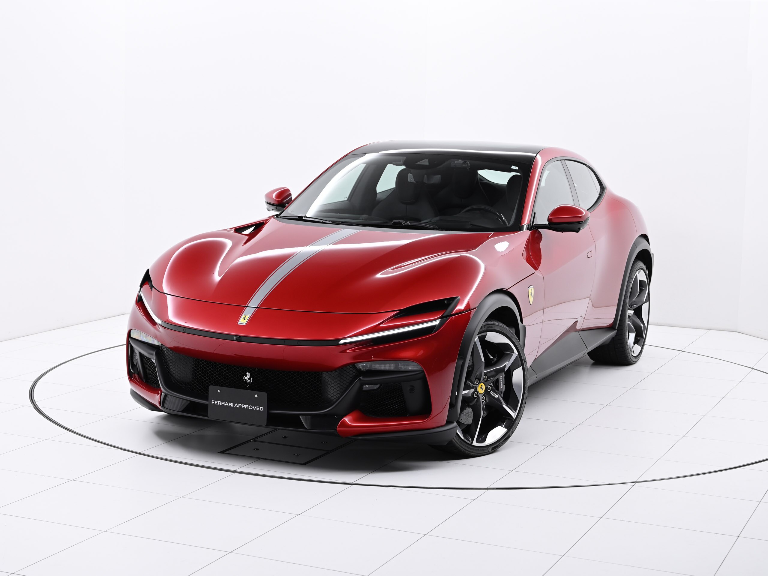 2024 Ferrari Purosangue - フェラーリ プロサングエ F1 DCT 4WD LED付ステアリング 23インチダイヤモンド研磨仕上鍛造ホイール サラウンドビューカメラ カーペット刺繍